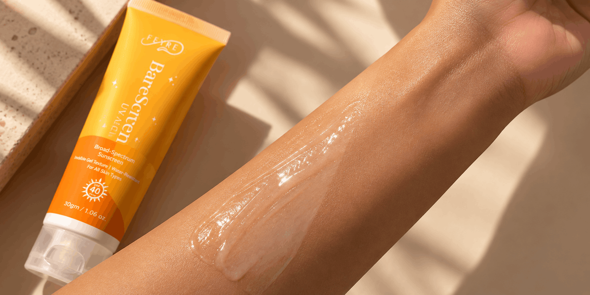 Sunscreen that disappears on skin.